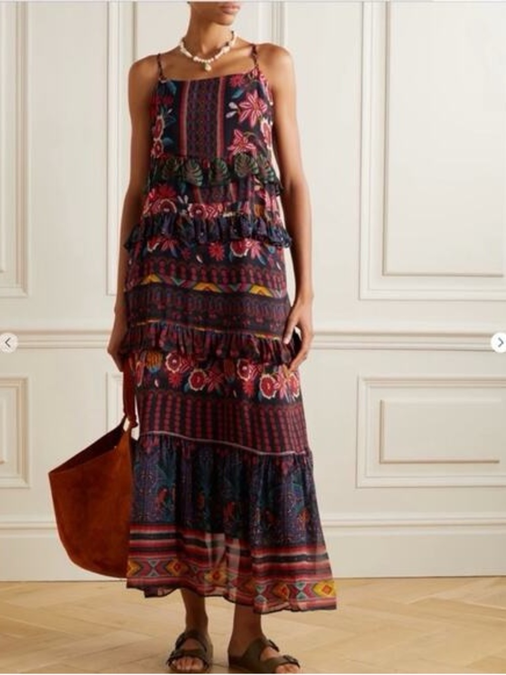 Fruit paradise maxi dress black Farm Rio
